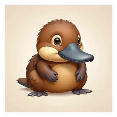 cute platypus sticker
