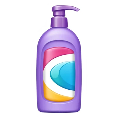 bottle shampoo sticker