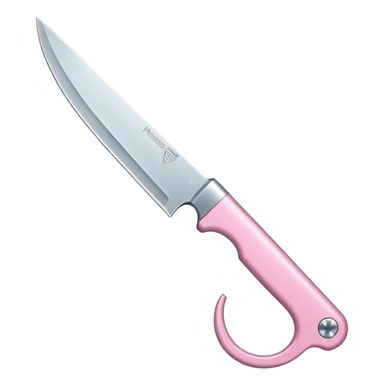 babypink knife sticker