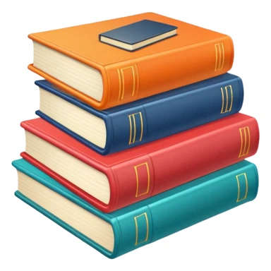 stack of textbook sticker