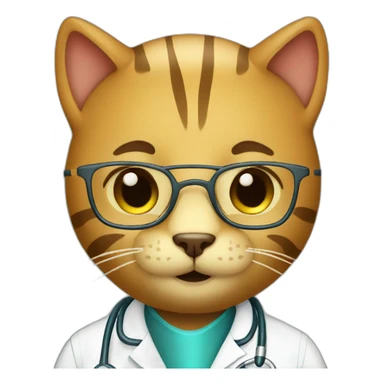 cat doctor sticker