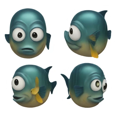 Fish Man sticker