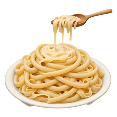 Alfredo pasta sticker