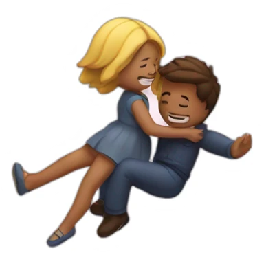 Falling of someone in love  sticker