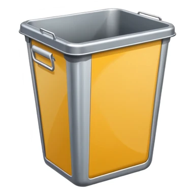 trash bin container with rim sticker