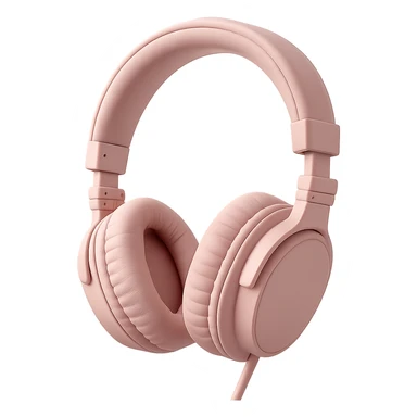 pink headphones sticker