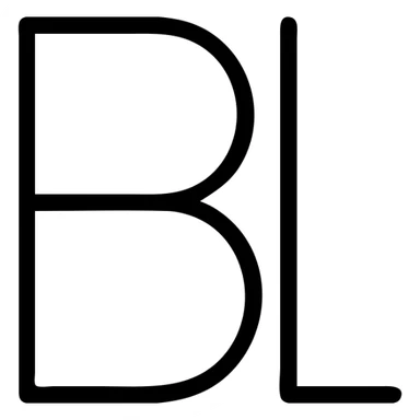 minimalist monogram logo for a small business using stylized initials sticker