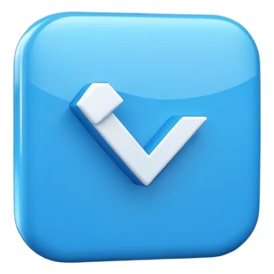  تیک آبی اینستا sticker