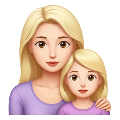 Mother and daughter sticker