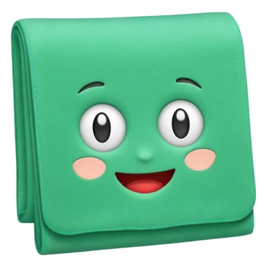 green microfiber cloth cleaner sticker