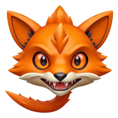  bright edgy exotic Fakémon-Pokémon-Vernid-creature sticker