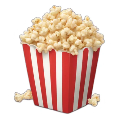 popcorn box sticker