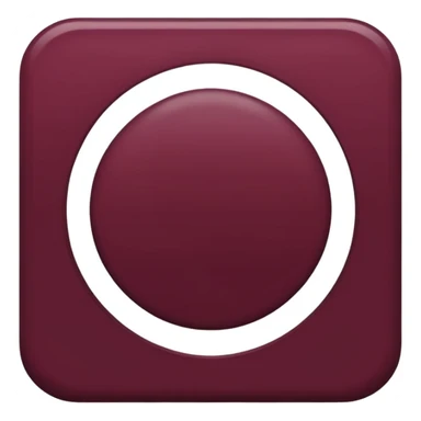 Círculo de color burdeos sticker