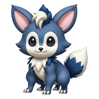 Teddiursa-Meowstic-Minccino-Obstagoon-fusion  sticker