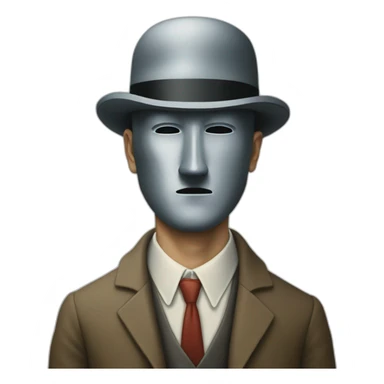 magritte The Son of Man sticker