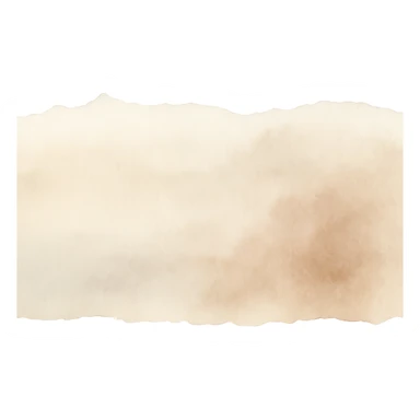 jagged torn paper edge, soft watercolor blend, beige and soft brown, transparent background, no face, no hands, no legs, no characters sticker