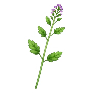 verbena stem, single sticker