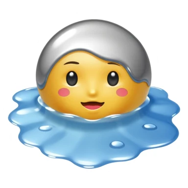 wet chrome surface, silver liquid shine, intimate erotic mood sticker