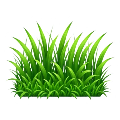 green grass straight  sticker