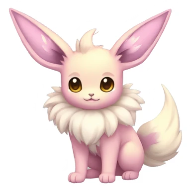 Kawaii Pastel Eeveelution-Cute-Pokémon-fusion full body sticker