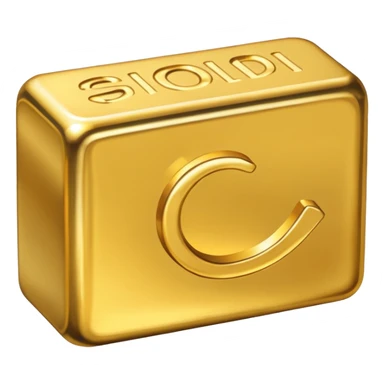 gold lingot sticker