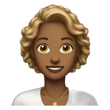 successful woman sticker