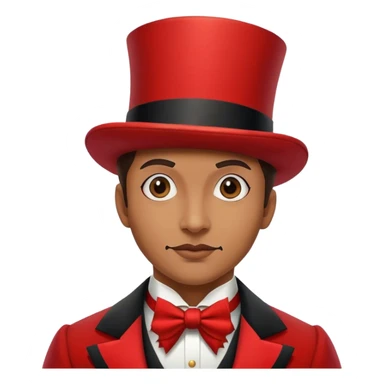 Vintage circus ringmaster sticker