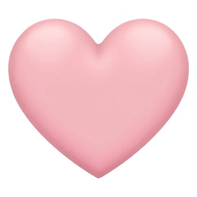 Cœur rose pastel emoji sticker