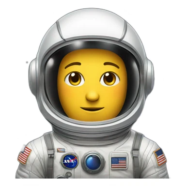 steve jobs as astronaut sticker