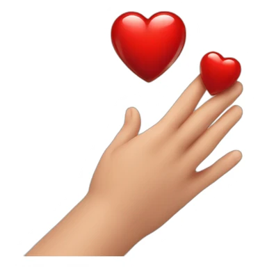 Cuore brillante rosso sticker