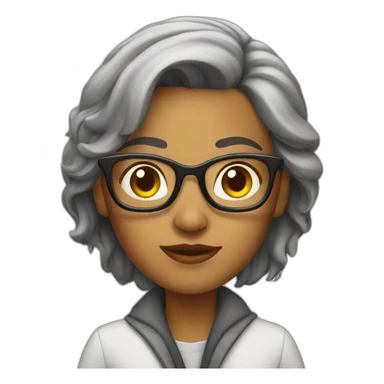 female writer sticker