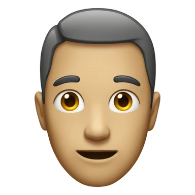 a head inside o sticker