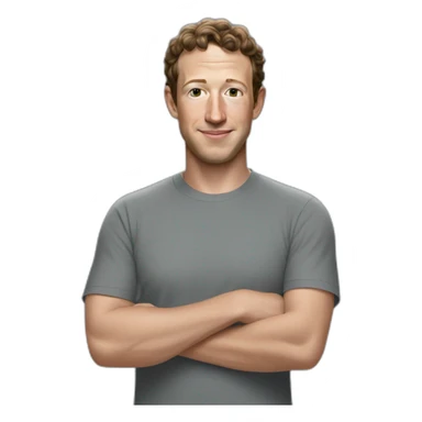 Mark zuck in grey tee sticker