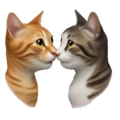 cat kiss sticker