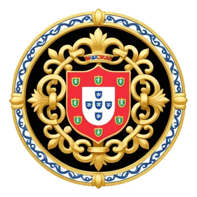 Escudo portugues  sticker