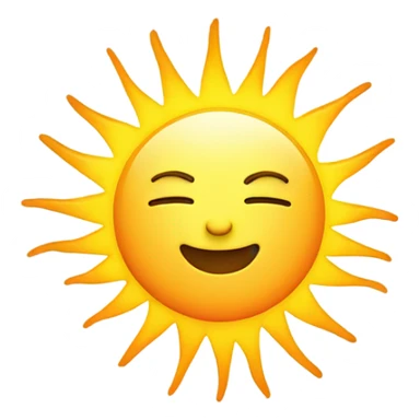 Aesthetically sun  sticker