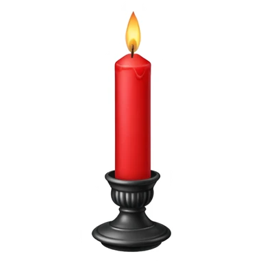 Red age 94 candle  sticker