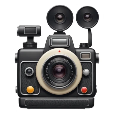 aestetic camera cottage core sticker
