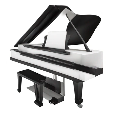 Grand piano sticker
