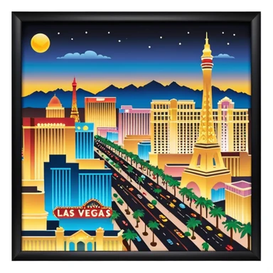 Las Vegas Strip sticker