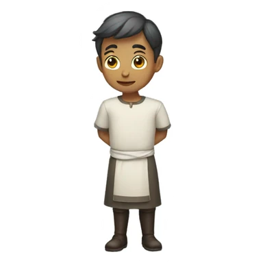 Servant who bows sticker