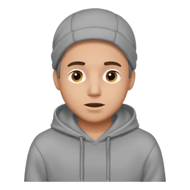 guy standing in a hodie and talking sticker