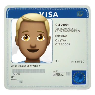 visa to enter a country sticker