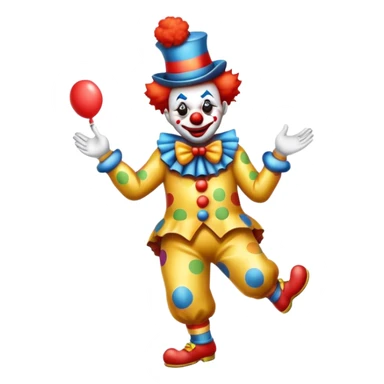farting clown sticker