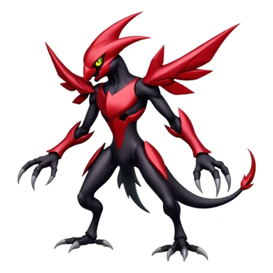 Scizor-Darkrai-Fakémon-hybrid-creature (full body)  sticker