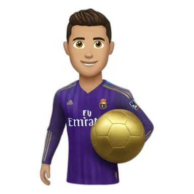 Cristiano Ronaldo ballon d'or  sticker