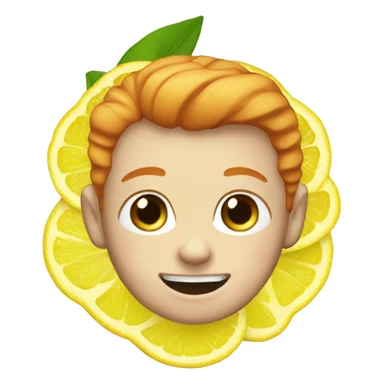 ginger, lemon bottle label  sticker