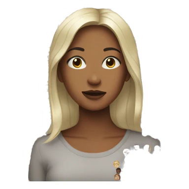 Emotional Map in women sticker