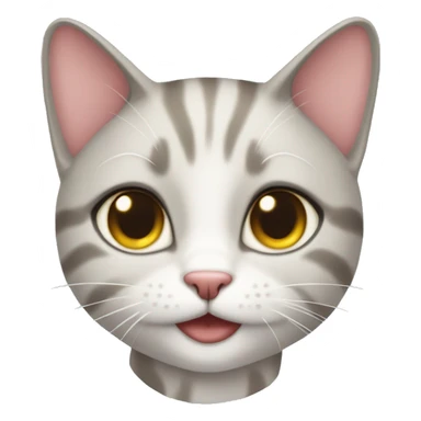 Coquette cat sticker