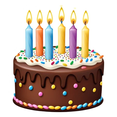 Birthday cake for 27th birthday sticker